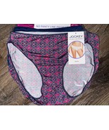Jockey 3-Pair Women&#39;s Bikini Underwear Panties Tactel Nylon Blend (A) ~ L/7 - $26.72
