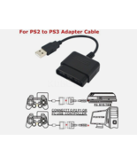 USB PS2 To PS3 Game Controller Adapter Converter Cable For Sony PlayStat... - £14.87 GBP