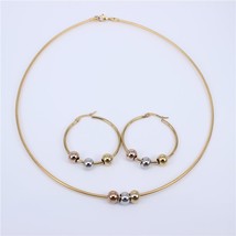 MGUB Cool and comfortable Set stainless steel Smooth and beautiful beads... - £16.96 GBP