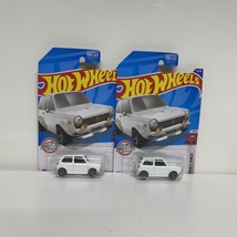 LOT OF 2 Custom &#39;70 Honda N600  Hot Wheels 2022 ~ White Compact Kings SURPLUS - £4.66 GBP