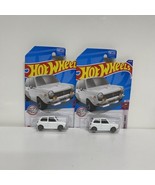 LOT OF 2 Custom &#39;70 Honda N600  Hot Wheels 2022 ~ White Compact Kings SU... - $5.93