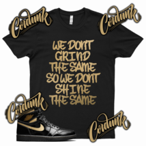 Black Grind Different T Shirt Match J1 1 Metallic Gold Se Patent Leather Mid - £20.55 GBP+