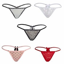 Besame G-String Thong Women Panties Underwear 5 Pack - £21.62 GBP