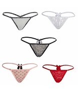 Besame G-String Thong Women Panties Underwear 5 Pack - $26.99