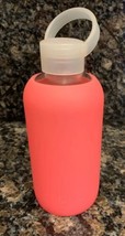 BKR Water Bottle Glass + Silicone Neon Rosy Pink Little 16 oz. 500mL PBA... - £11.13 GBP