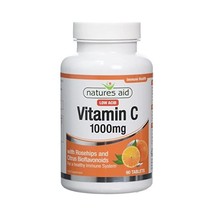 Natures Aid Vitamin C Low Acid Tablets 1000mg Pack of 90  - $328.74 MXN