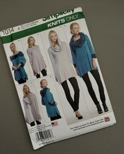 Simplicity #1014 Knits Only Tunics with Variations Pattern Size: XXS-XXL... - $8.90