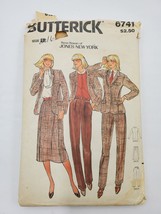 Butterick 6741 Sewing Pattern Misses Jacket, Skirt, and Pants Womens Size 16 Cut - £6.19 GBP