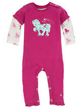 NWT Hatley Baby Girls Unicorn Long Sleeve Romper Jumpsuit 6-12 Months - £10.35 GBP