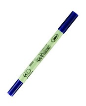 Uchida 1950-C-3 Marvy Brush and Extra Fine Point Le Plume Pigmented Marker, Blue - $4.87