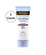 Neutrogena Ultra Sheer Dry-Touch SPF 55 Sunscreen Lotion, 3 oz.  2 Count - $578.06 MXN