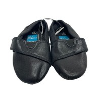 Blue Suede Shoes Girls Infant Baby Size 5 Black Sparkle Flat Slip On Shoes - £6.92 GBP