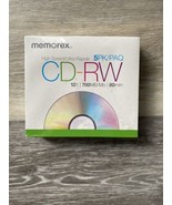 New Memorex High Speed Blank CD-RW 5PK 12x 700MB/Mo 80 Min. Sealed Case - £6.95 GBP