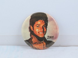 Vintage Michael Jackson Pin - Smiley Face Michael Jackson 1980s - Celluloid Pin - £11.99 GBP
