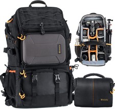 Tarion Pro 2 Bags In 1 Camera Backpack Large With 15.6&quot; Laptop Compartment - £143.15 GBP