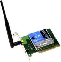 wmp11 Cisco Linksys wirless pci card - $21.37