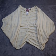 Juicy Couture Shrug Women Small Ivory Casual Lightweight Petite Sweater - $23.75