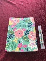 Undated Daily Planner Bundle by Steel Mill and Co. w/ 2 matching felt pens - $13.81
