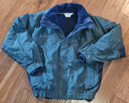 Vintage 90s Columbia Bugaboo Jacket Softshell Ski Jacket Men&#39;s Sz L Gree... - $34.64