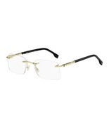 Hugo Boss BOSS 1551/A 0RHL 00 Gold/Black 54mm Eyeglasses New Authentic - $1,890.63 MXN