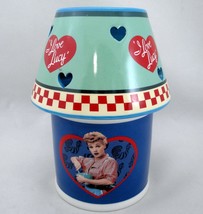 Vandor I Love Lucy Heart Logo Ceramic Candle Holder with Shade TV Personality 8&quot; - £21.70 GBP