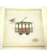  Trolly Car Needlepoint Canvas Ornament 4&quot;  Euro - £23.97 GBP