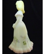 Fenton Art Glass White Satin Bridesmaid Doll Figurine Shelly Fenton QVC - £126.75 GBP