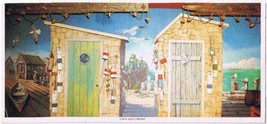 Postcard Provincetown Inn Mural Collection Cap&#39;n Jack&#39;s Wharf Long Card - £3.94 GBP