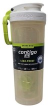 Contigo 28 oz. Fit Shake Microban Shaker Mixer Bottle W/Carabiner NEW Le... - $15.83