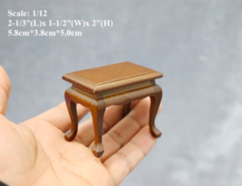 1:12 scale dollhouse furniture brown side stand flower table High 2&quot; - £5.28 GBP