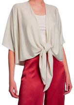 $398 Eileen Fisher Vintage Cardigan Merino Silk Cashmere X Small 2 4 Shimmer NWT - £130.04 GBP