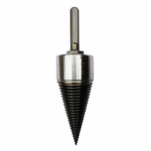 32/42mm Wood Splitting Drill Bit, Black Carbon Steel Hex Shank Screw, 42mm - £21.15 GBP