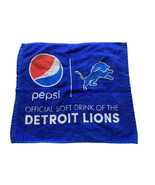 Detroit Lions Pepsi Towel Wincraft Rare Blue Team NFL Fan Collectible Ga... - £19.28 GBP