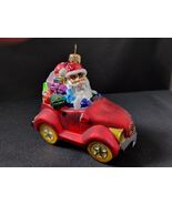 Vintage 1997 Christopher Radko Jolly Jalopy Red Car Christmas Tree Ornament - €56,53 EUR