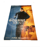 2002 Universal Studios Matt Damon The Bourne Identity Movie Banner Poste... - £174.02 GBP