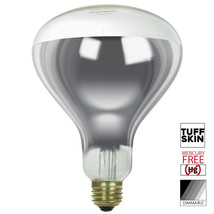 Sunlite 250W R40 Heat Lamp Bulb, Medium Base, Clear, Tuff Skin Shatter Resistant - £37.26 GBP