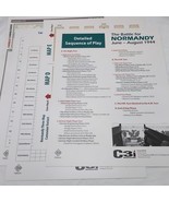 C3i Magazine Nr24 - (5) The Battle For Normandy Sheets Insert Cards - $27.76 CAD
