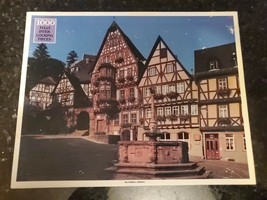 Rainbow Works Vintage Miltenberg, Germany 1000 Pieces Puzzle Complete - $22.79
