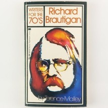 Richard Brautigan Writers for the 70s by Terence Malley Vintage Paperback Book