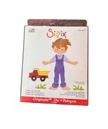 NEW Sizzix Large Original Die ~ DRESS UPS OVERALLS &amp; TRUCK ~ Shirt Boy O... - $26.78 CAD