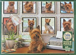 Cobble Hill Yorkies Are My Type 1000 pc Jigsaw Puzzle Jo Ann Richards - $17.81