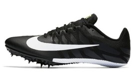 Nike Men’s Size 11 Zoom Rival S 9 Track Shoes 907564-017 Black SPIKES,KE... - $29.95