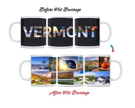 Color Changing! State of Vermont ThermoH Exray Ceramic Coffee Mug - £11.84 GBP