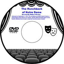 The Hunchback of Notre Dame 1923 DVD Film Silent film Wallace Worsley Lon Chaney - £3.98 GBP