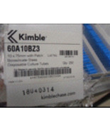 Kimble 10x75mm 60A10BZ3 Disposable Culture Tubes with Patch - £111.90 GBP