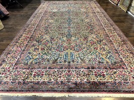 Karastan Rug 8.8 x 15 Lanamar Kirman #5519 Wool Carpet Floral Room Sized Antique - £3,752.87 GBP
