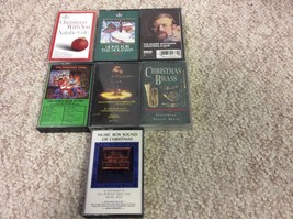 7 Xmas Holiday Cassette Tapes Mannheim Steamroller Roger Whittaker Xmas ... - £9.67 GBP
