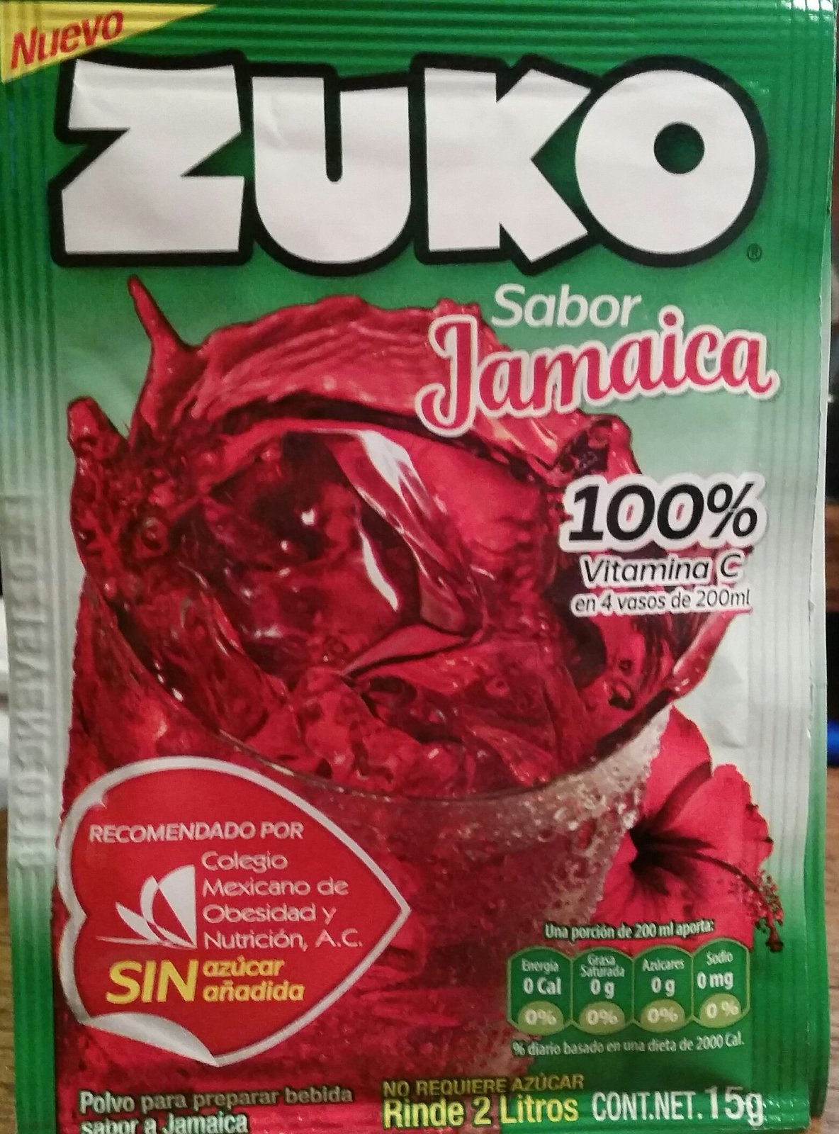 Zuko Jamaica (Hibiscus) Drink Mix, Packets Make 2 Liters (Pack of 12) - £13.06 GBP