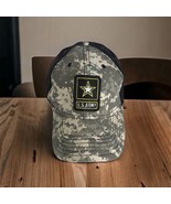U.S. Army Star Logo Camo Camouflage Baseball Snap Back Fishing Hunting H... - £14.04 GBP