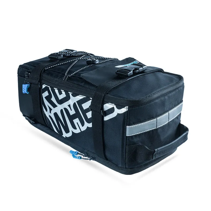 New Roswheel Lohas 5L Bicycle Carrier Bag Rack Trunk Bike Luggage Back Seat Pann - £67.06 GBP